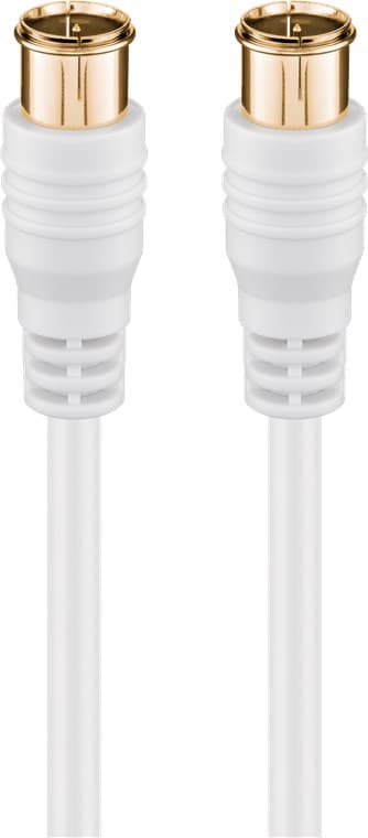 F-Quick SAT-tilkoblingskabel (80 dB), dobbelt skjermet