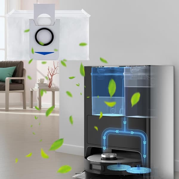 Tilbehør til Ecovacs Deebot X1 Omni/Turbo Robotstøvsuger 15 dele