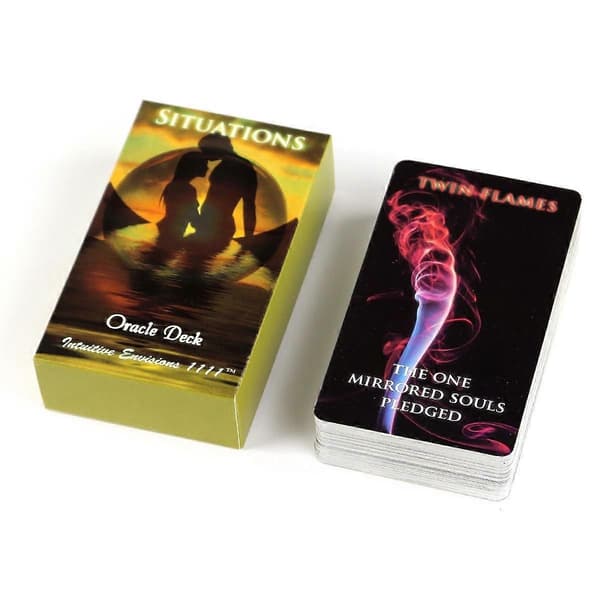 Situations Oracle Deck: 60 Kort Engelsk Bordspil Kort