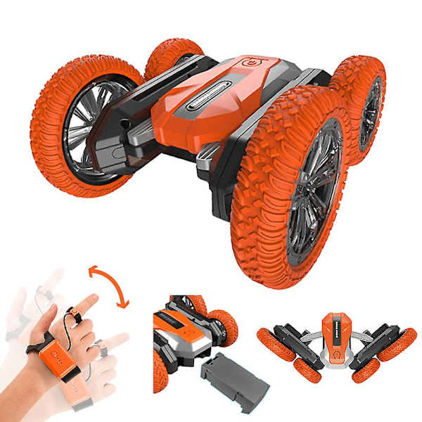 Eleohjattava Stunt-auto, jossa on eleentunnistus, Global Drones GD99 lasten stunt-kippiauto
