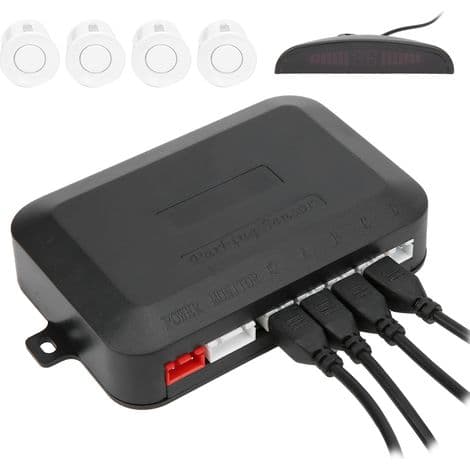 Universell 9-16V parkeringssensor-kit med backradar för bilar, fordonselektroniksystem, komplett kit