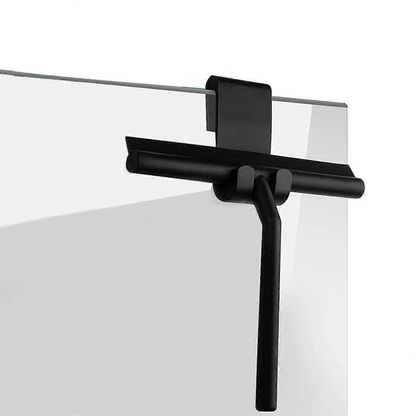Bruse Squeegee - Bruse Squeegee med Holder Ingen Boring - Glas Squeegee Bruse med Rustfrit Stål