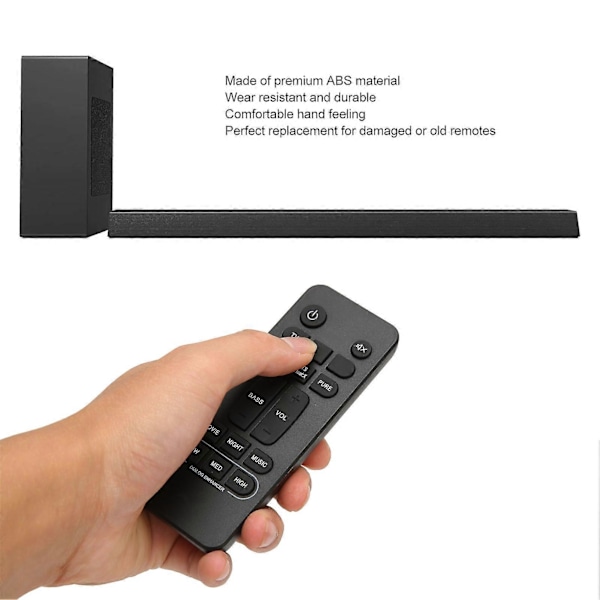 Soundbar Fjernkontroll Batteridrevet Lyd Fjernkontroll Erstatning for Philips Barhøyttaler
