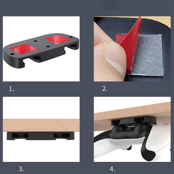 Controller-Stativ til Bordplade, Under Skrivebord til Controller