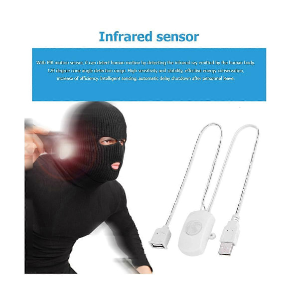5st DC 5V/12V/24V USB PIR Infraröd Rörelsedetektor Sensor Switch för LED-ljusremsa Intelligent B
