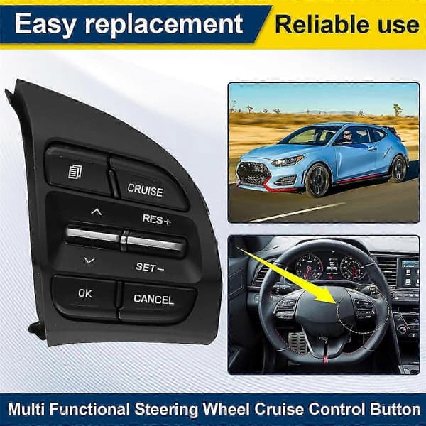 Cruise Control-knapp for Hyundai - Multifunksjonell styring høyre kontrollbryter erstatningsdel