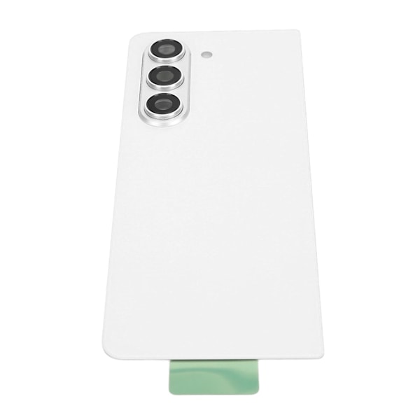 Bakglassdeksel Bakre Husdør med Forhåndsinstallert Lim Kameralinse Verktøysett Erstatningsdel for Galaxy Z Fold 5 5G SM F946 Hvit