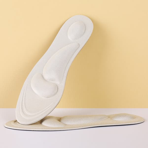 Massage svedabsorberende skoindlæg 1 par Beige 35-39