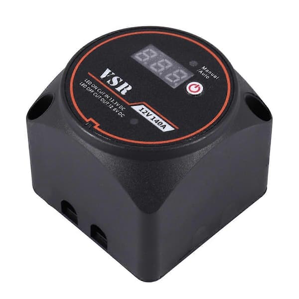 Spændingsfølsomt Split Charge Relæ Digital Display VSR 12V 140A til Bil RV Yacht Smart Batteri Iso