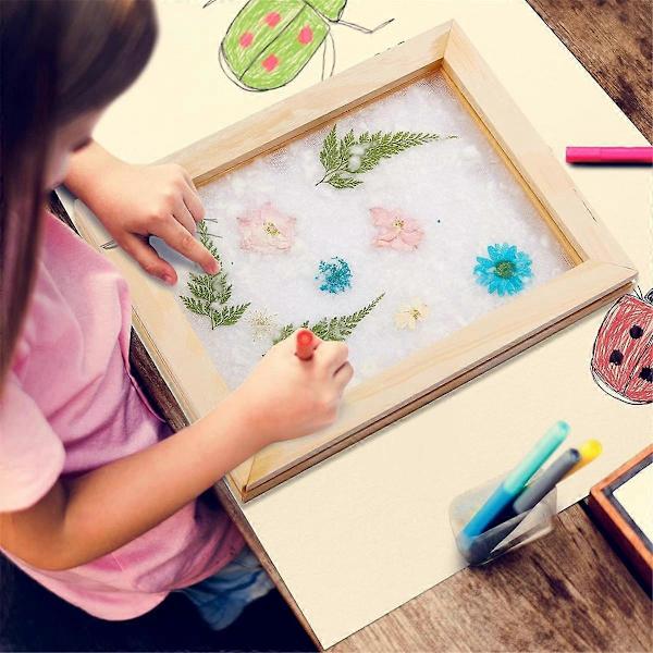 3 St Papirtillverkningsformar i Trä för DIY (A7, A6