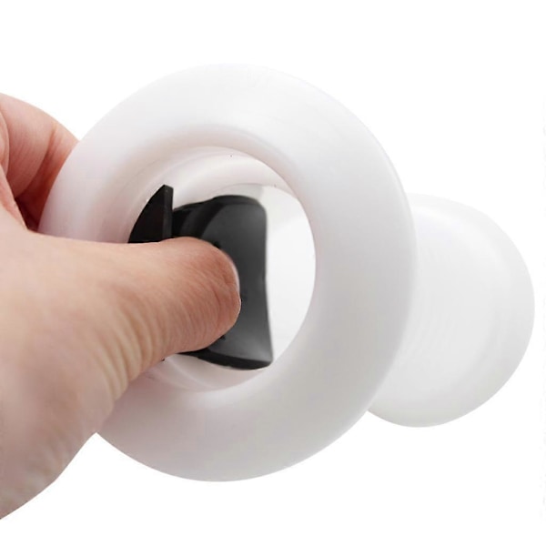 Plastbelagda Skrovgenomföringar 2\" - 4-3/4\" Slang för Båtar Vit