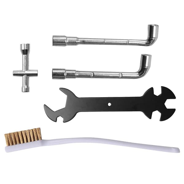 Pakke med 5 3D-printerdele Nøgle + Mini-stik + Dyseborste + 6 mm 7 mm L-nøgle til 3 værktøjer