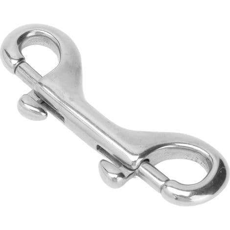 Dobbeltendet 316 rustfritt stål karabinkrok for 100 mm marinekabel