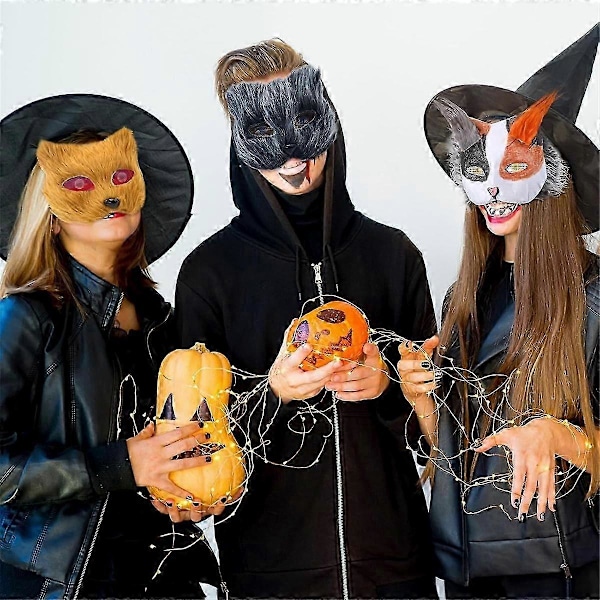 12 stk Øjennet 7,9x5,9 tommer DIY Therian Maske Material Kit Plast Øjennet Plader kompatibel til DIY Håndværk