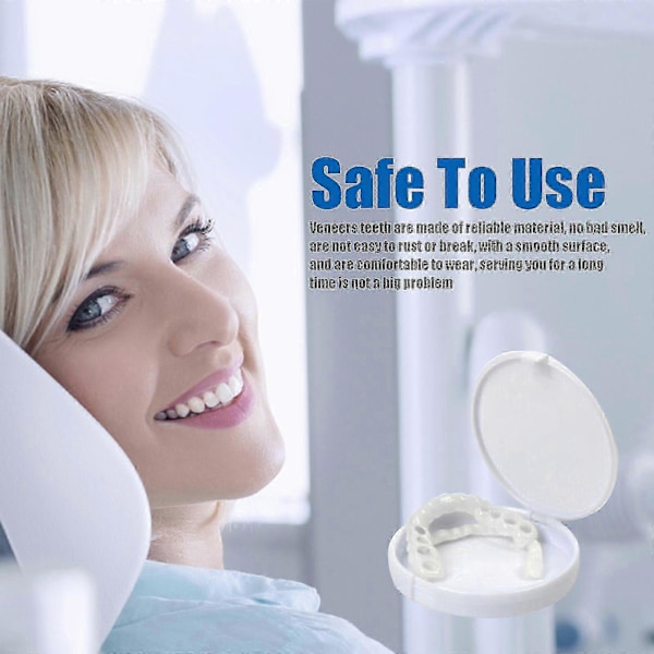 Snap On Övre Bm Set Tänder Dental Fanér Protes Tandskydd