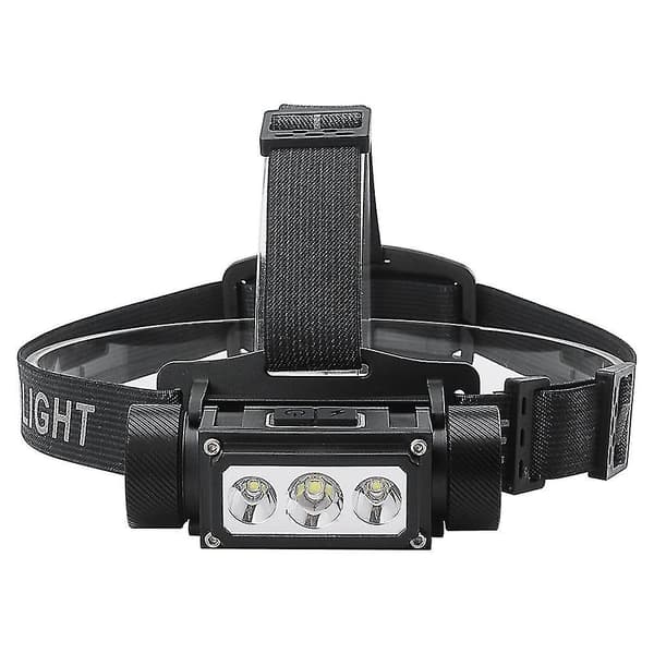 Lommelykter Hodelykter B39 Xm L2+2*xp G2 Led Hodelykt Maks.5000lm Vanntett Kraftig Hodelykt Type C Hodelykter