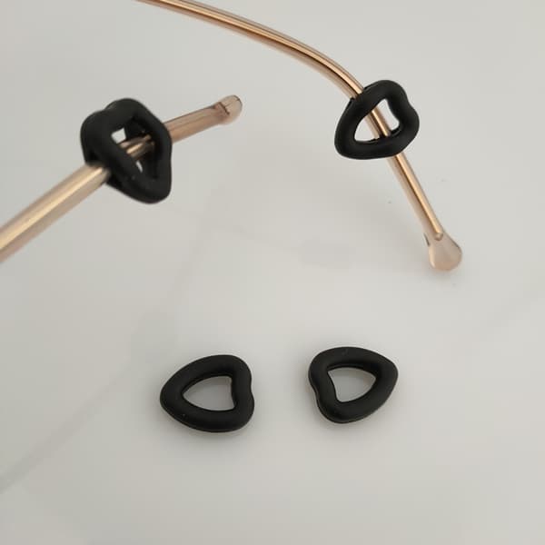 2 par hjerteformede sklisikringer for briller