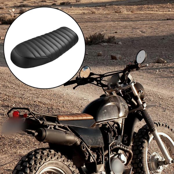 Holdbart Motorcykel Fladt Brat Sæde til Cafe Racer Universal