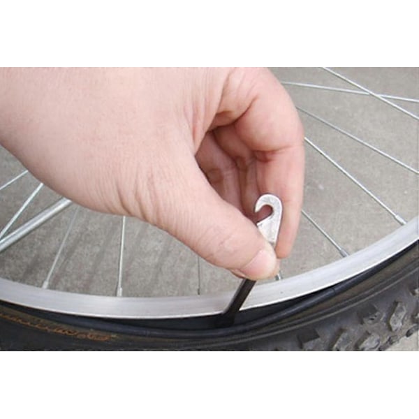 4 st Rostfria Cykeldäckjärn Däckspak Sked Järn Byte Verktyg, Cykeldäckspakar för att Reparera Cykelslang för Däckreparation Byte