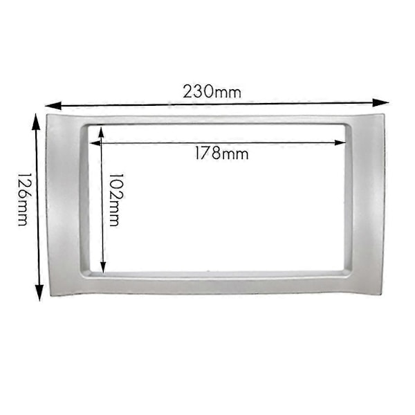 2din Bilradiofäste För Kimo (a1) J1 (a1) Stereo Fästen Panel Instrumentbräda Montering Bil Dvd Ram Kit