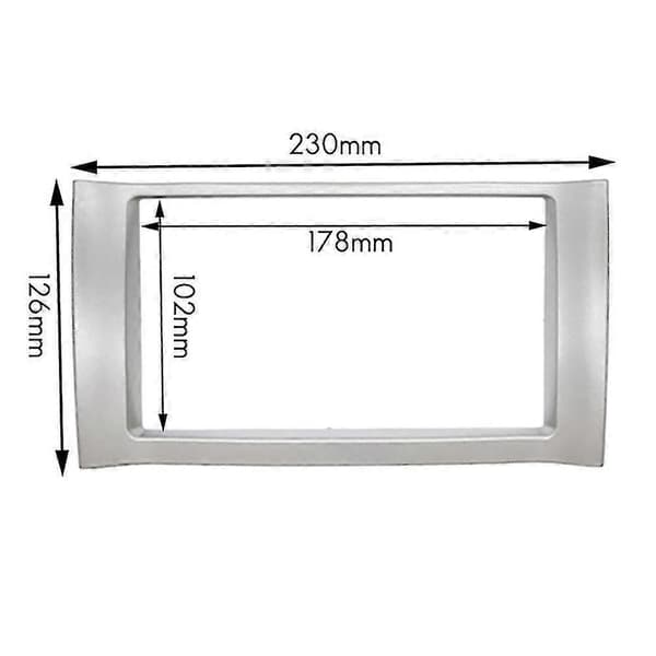 2din Bilradioramme til Kimo (a1) J1 (a1) Stereo Rammer Panel Instrumentbræt Montering Bil Dvd Ramme Kit