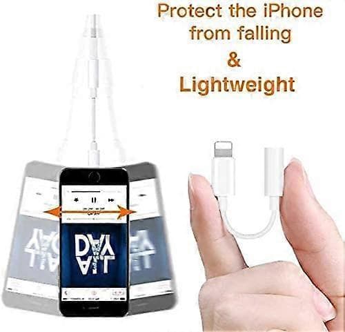 Lightning til 3,5 mm hovedtelefonadapter AUX 1 stk