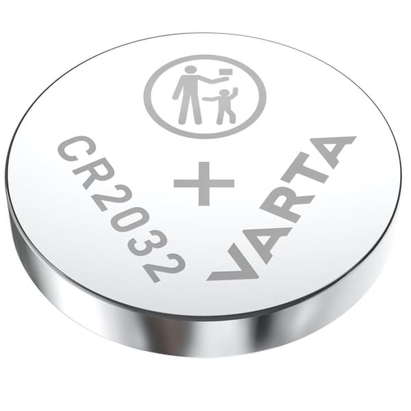 CR2032 3V Litium Knappcellebatteri 2-pakning