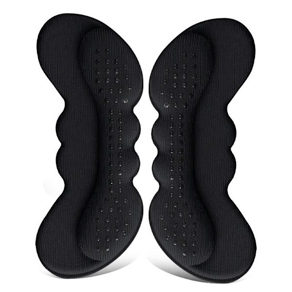 Heel Cushions - Thick Padded Inserts Black