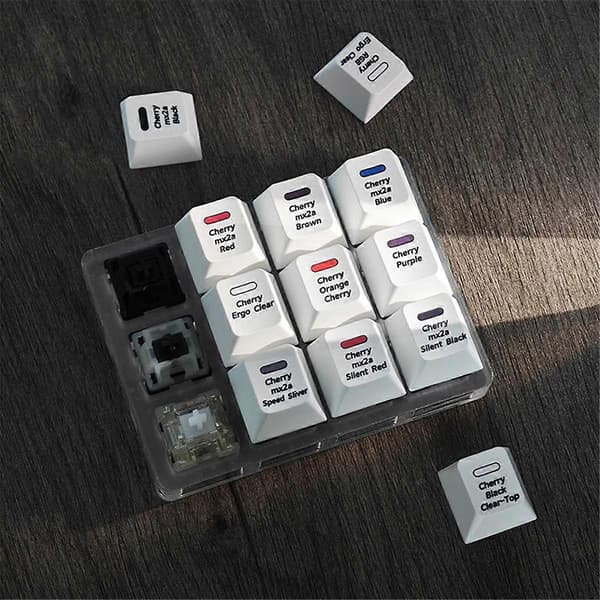 Cherry MX2A Key Switch Tester 12-tasters mekanisk keyboard switch testværktøj til mekanisk