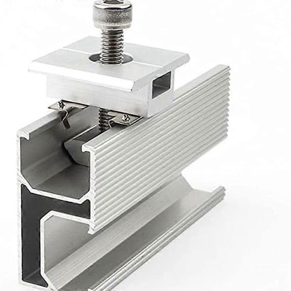 Fotovoltaiskt Stöd Aluminiumlegering Medium Tryck Block Slider 40Mm för Anslutning och Fixering av Sola