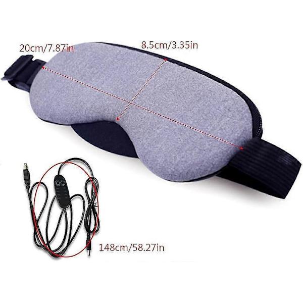Uppvärmd ögonmask för stye blefarit fuktig behandling med linfrö, ögonmassager värme ögonöverdrag varm massager bärbar ögonplåster