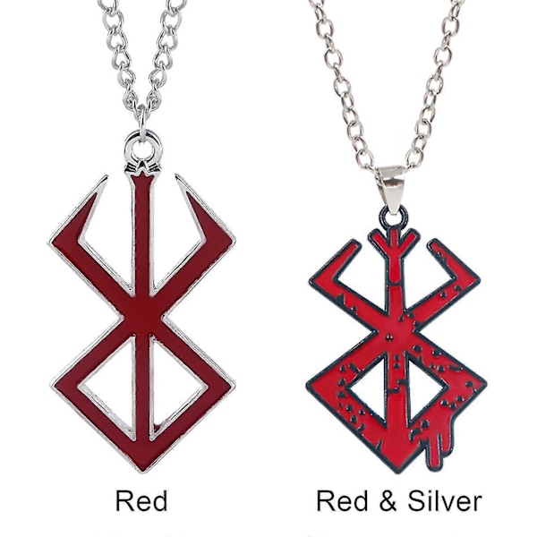 Berserk Nd Of Sacrifice Symbol Nøkkelring Halskjede Charm Henger Anime Manga