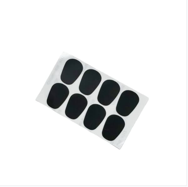 Saxofonmunstycke Skyddslapp - 0,8 mm Oval, 8-pack (2-pack) - Förbättrad komfort och skydd Svart