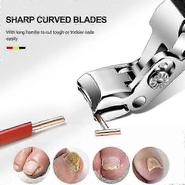 Professionel Negleklipper Rustfrit Stål Negleklippere Tånegl Fingernegl Manicure Trimmer Negleklippere Til Tykke Negle m&y