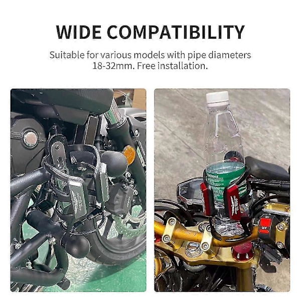 Motorsykkel Koppholder Aluminium Gold Wing Tilbehør 1800 For Honda Goldwing Gl1800 Gl1500 Gl1200 Gl 1200 1500 2012 2018 2023