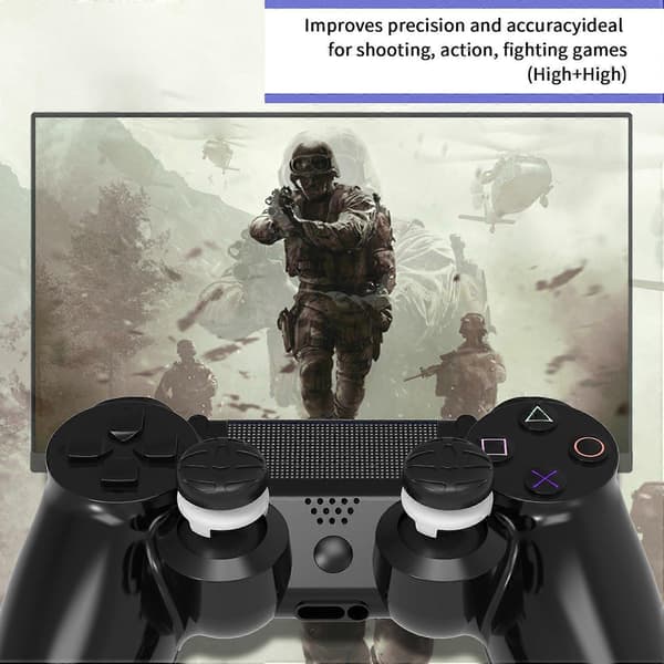 JYS JYS-P5147 8st För PS5/PS4/Switch Pro Controller Rocker Knapp Hög Låg Kåpa Set Rocker