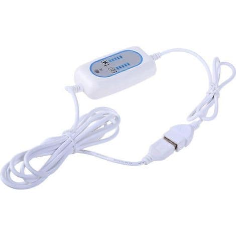 200 cm 5V USB-kabel, justerbar hastighet, 2/4/6/8/12 timers timer for USB-bordvifte