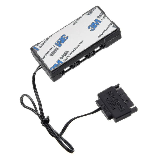 Til Corsair Lightning Node Pro Commander Crystal Corsair 6-port RGB LED-blæserhub