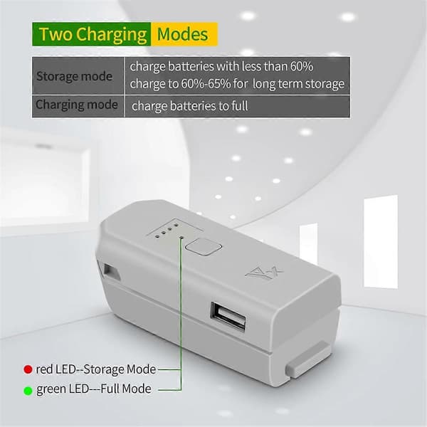 Til DJI NEO Drone Batterioplader USB & Type-C Opladningsbase Bærbar