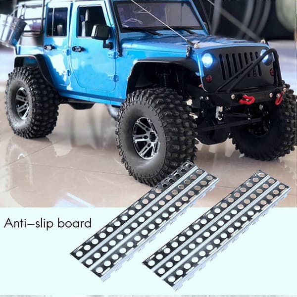 2 stk. sandplade i rustfrit stål til Axial SCX10 -4 D90 1/10 RC Crawler Car JP
