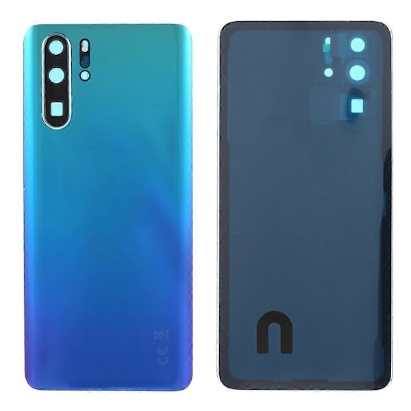 Huawei P30 Pro Takakannen Akun Kotelo Kameran Linssisuojuksella Varaosa (ilman Logoa)