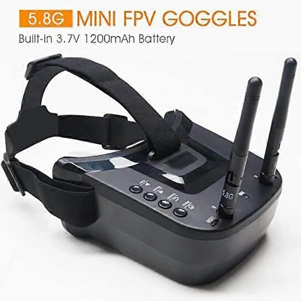 Typ A VR009 FPV Goggles Video Headset 5.8G 40CH HD 3'' Display 5.8Ghz Mini VR-glasögon för FPV RC