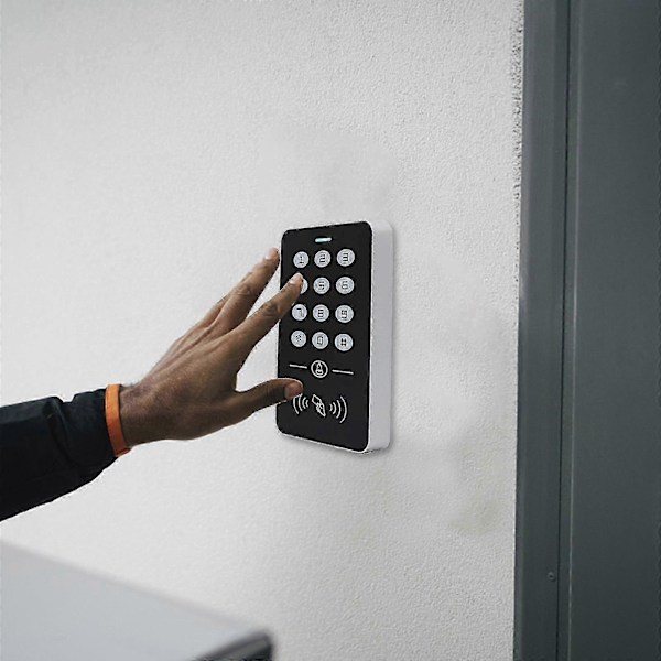Nyckellöst Dörrlås med Knappsats, Smart Lås Elektroniska Lås för Ytterdörr Touchscreen Knappsatser Dörrlås Automatiskt Lås Stöd för 10000 Användare