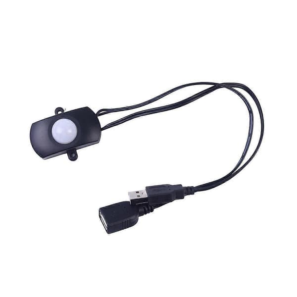 5 stk. DC 5V/12V/24V USB PIR Infrarød Bevegelsessensor Bryter for LED Lysstripe Intelligent B