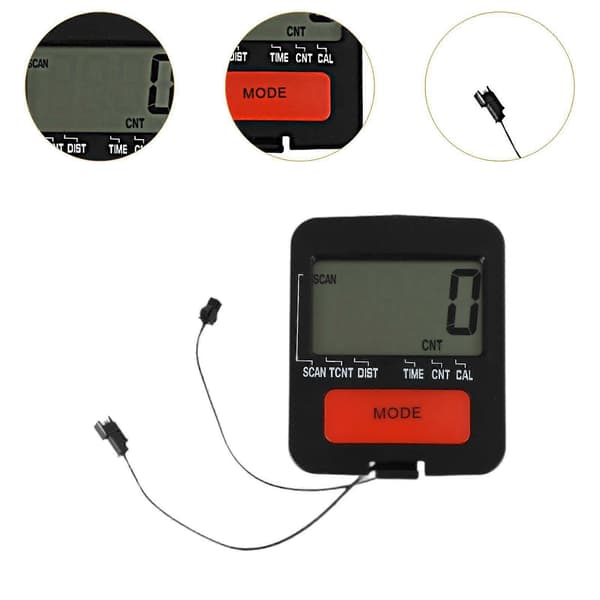 Bluetooth Romaskin Teller Treningssykkel Display Teller for Gym Hjem