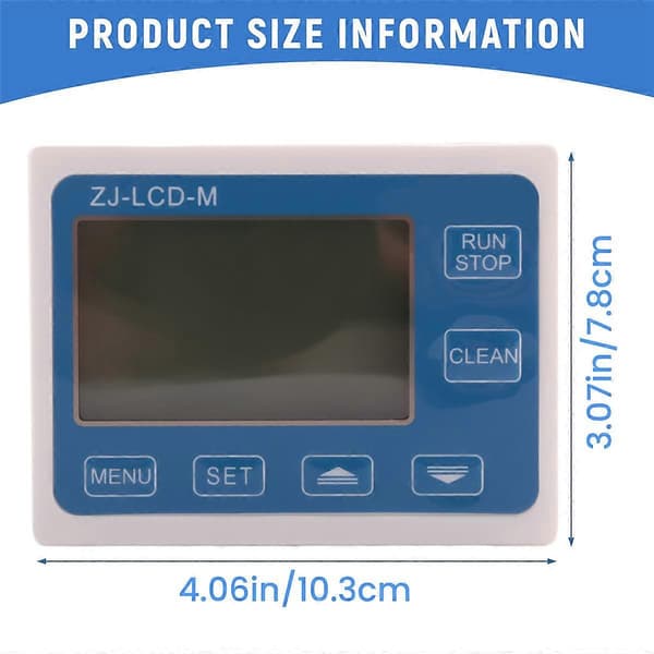 Kontrol Flow Sensor Meter LCD Display Zj-Lcd-M Skærm Til Flow Sensor Flow