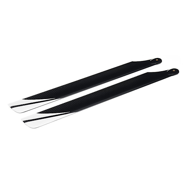 1 par PUDU 270mm kolfiber huvudrotorblad propeller för RC-helikopter