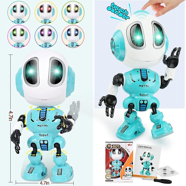 Leksaker för pojkar 3-8 år, Mini robotleksaker för barn småbarn leksaker för pojkar 4-7 julklappar födelsedagspresenter för 3 4 5 6 7 år gamla pojkar flickor småbarn