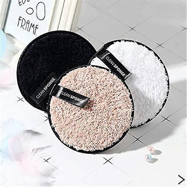 Makeup Remover Pads - 3-pak Genanvendeligt Sæt Mikrofiber Ansigtsrens