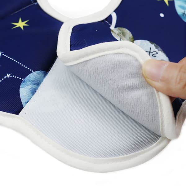 Waterproof Planet Pattern Cat Protective Collar - Anti-lick & Foldable Pet Neck Collar M